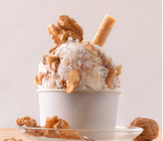 Glace Vanille Caramel et beurre salé